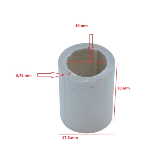 Igniter / Cartridge Heater holder for pellet stove Ø10 mm